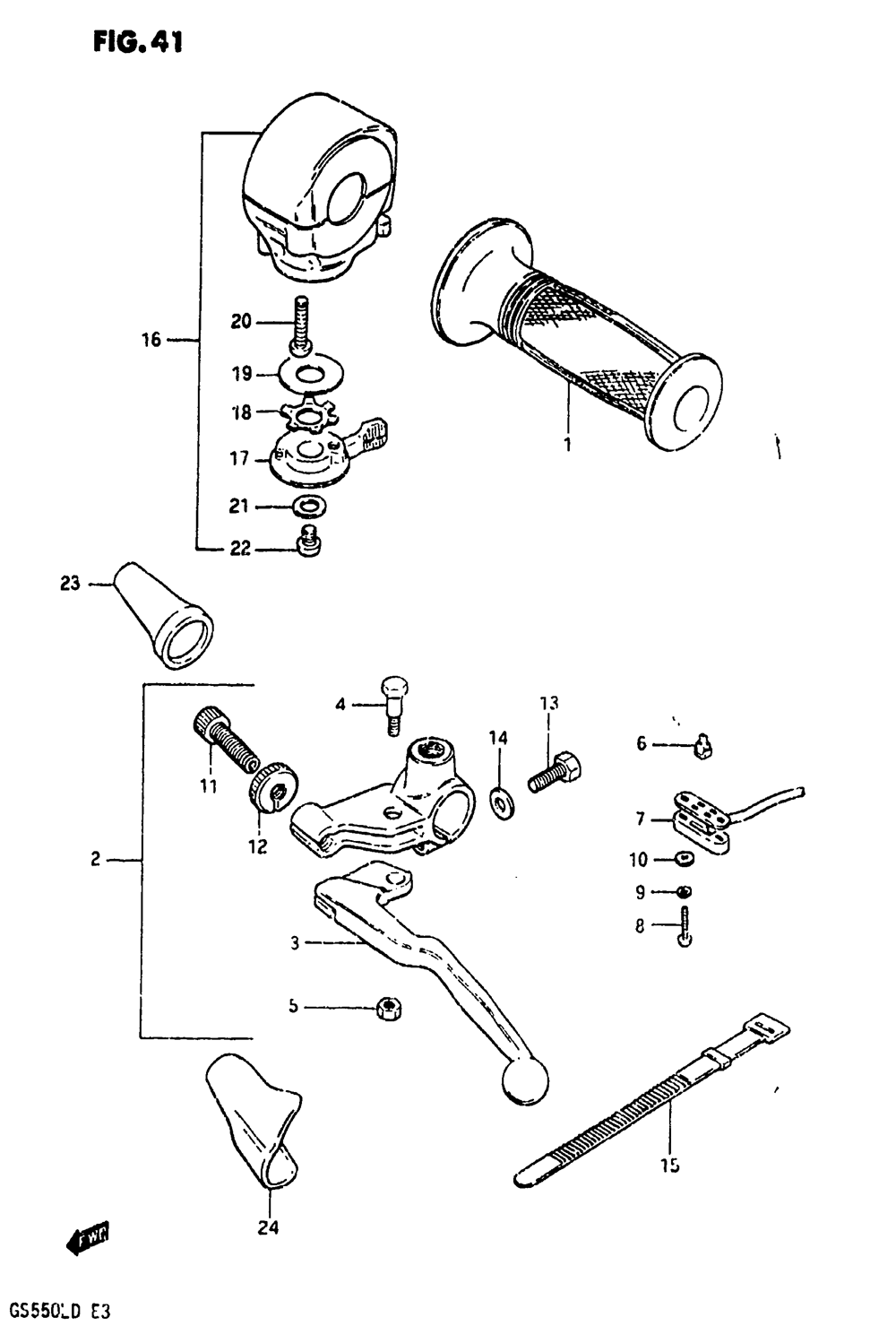 Left handle switch