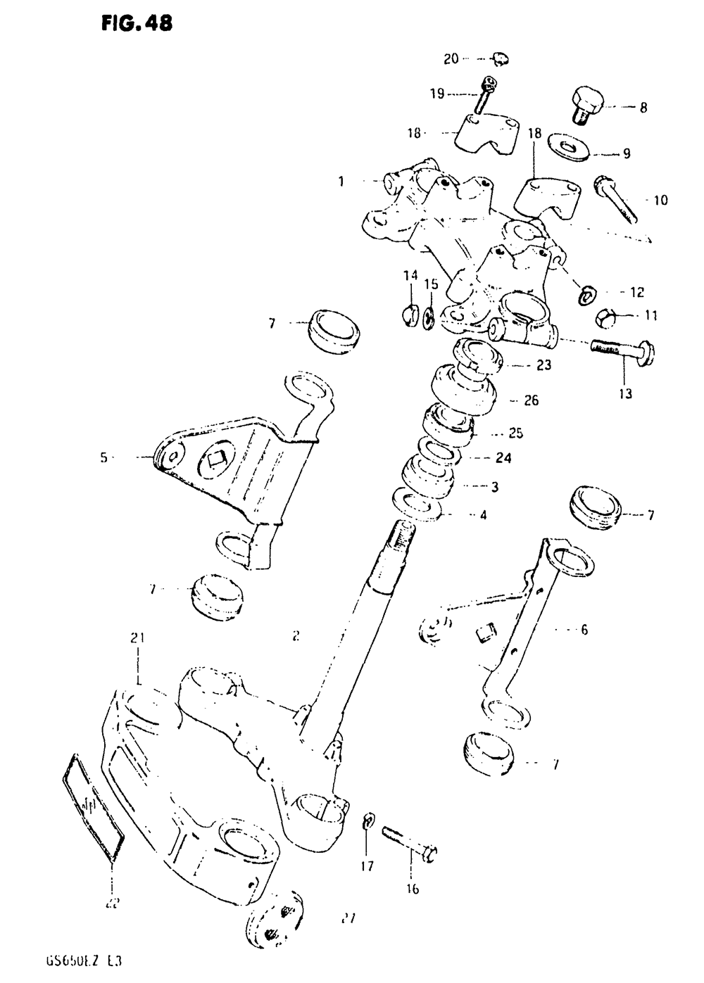 Steering stem (model z)