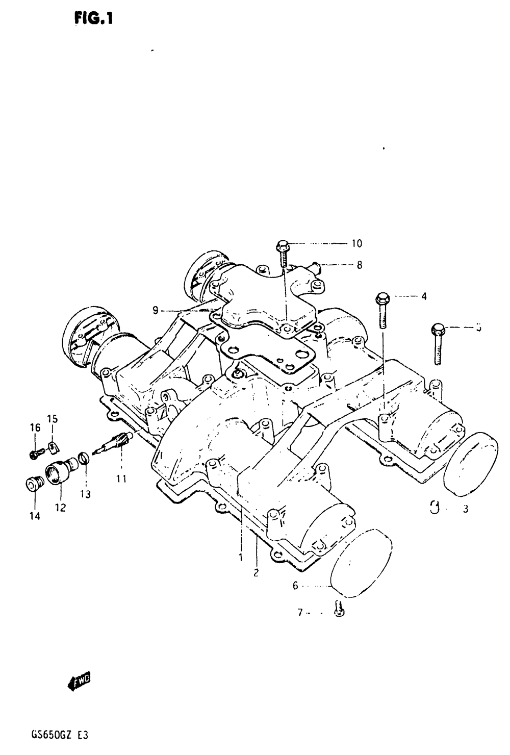 Cylinder head cover (~f.no.103560)