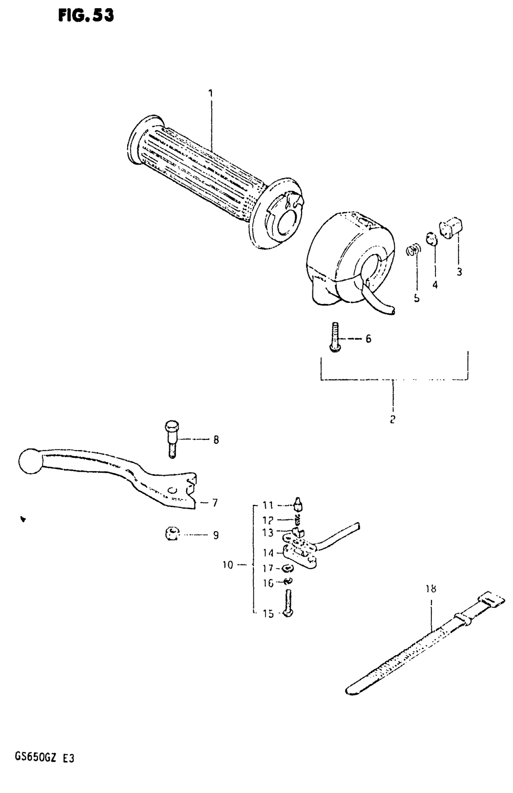 Right handle switch (model x)