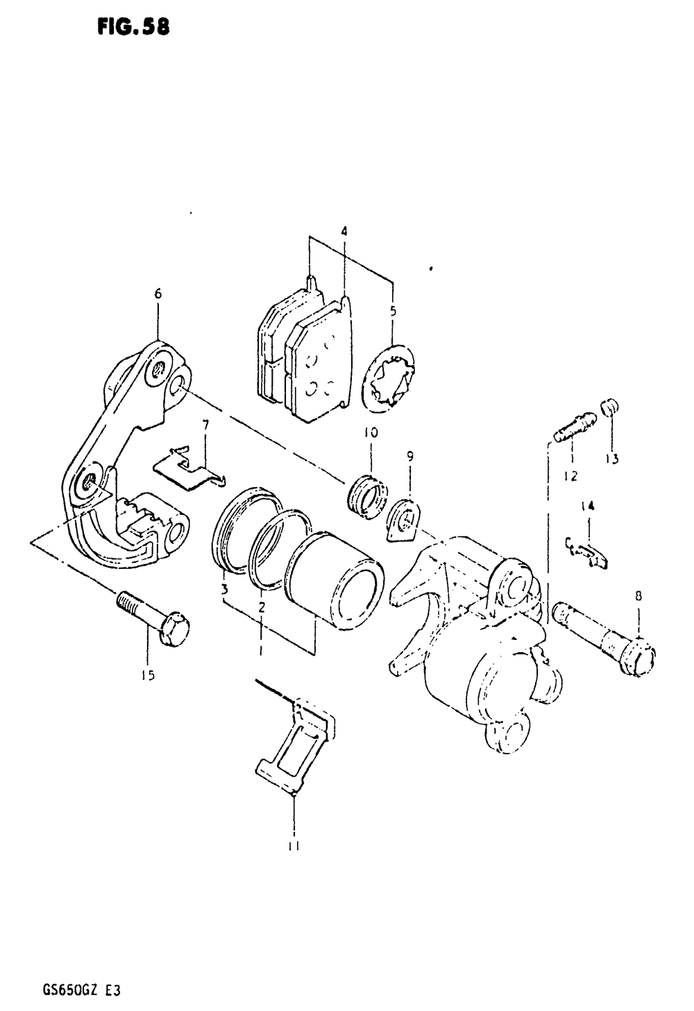 Front calipers (model z)