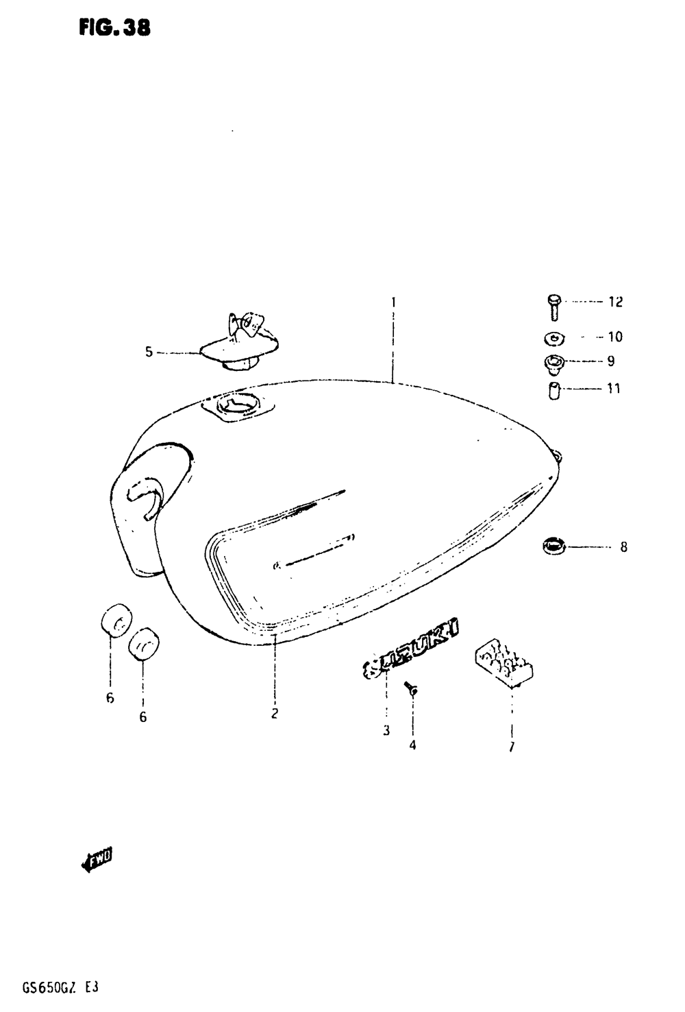 Fuel tank (model x)