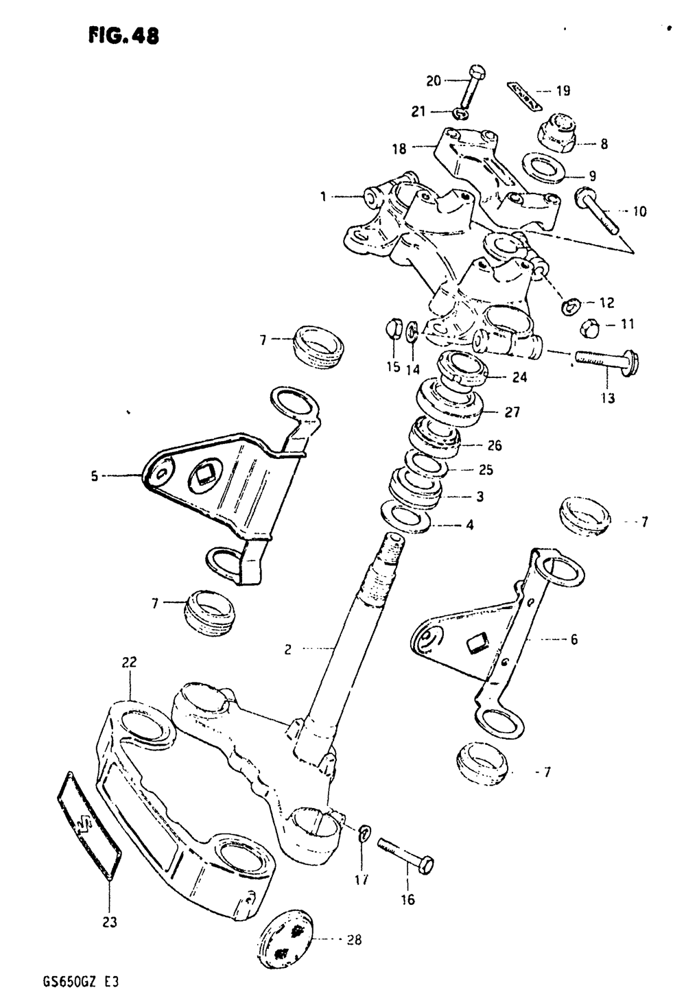 Steering stem (model x)