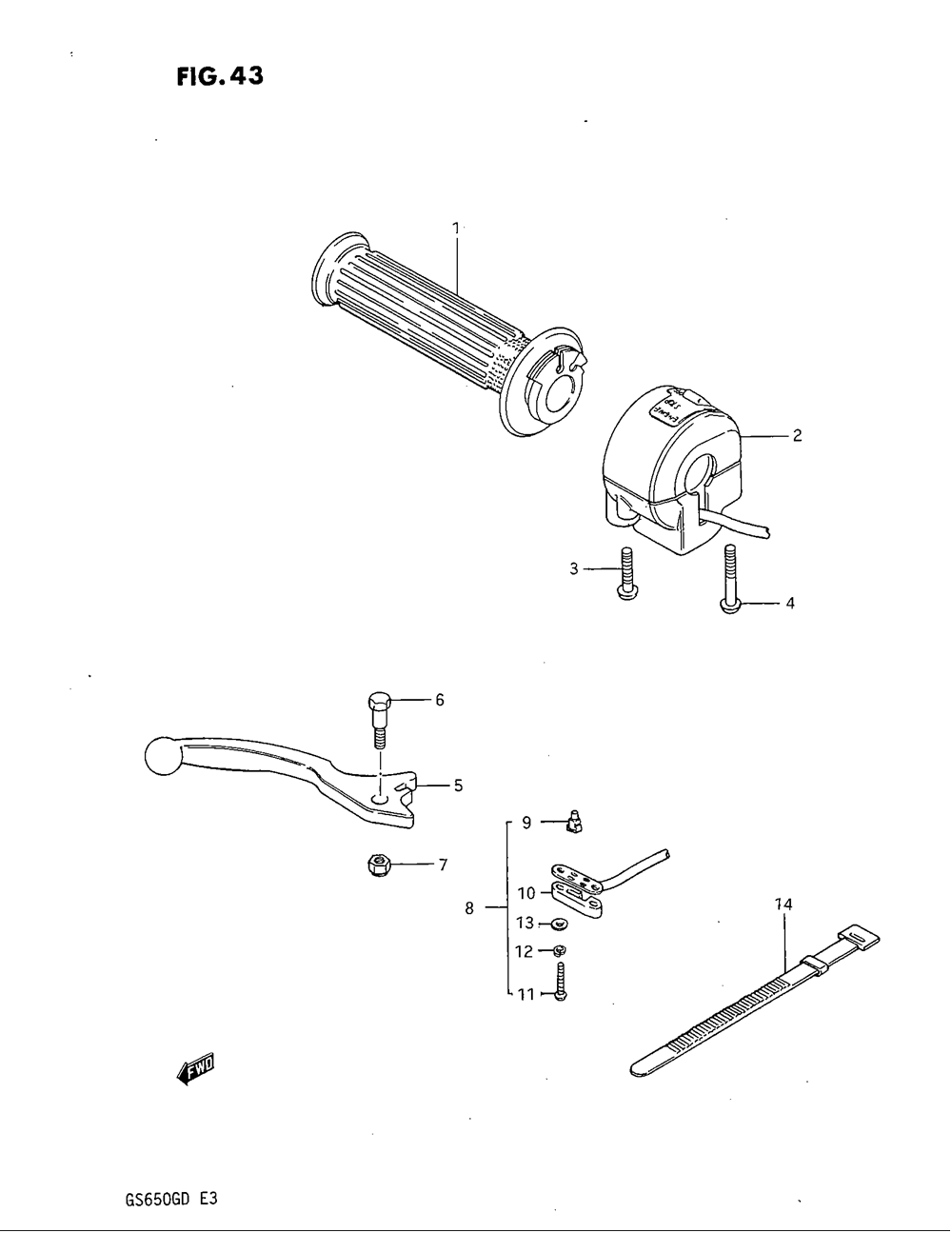 Right handle switch