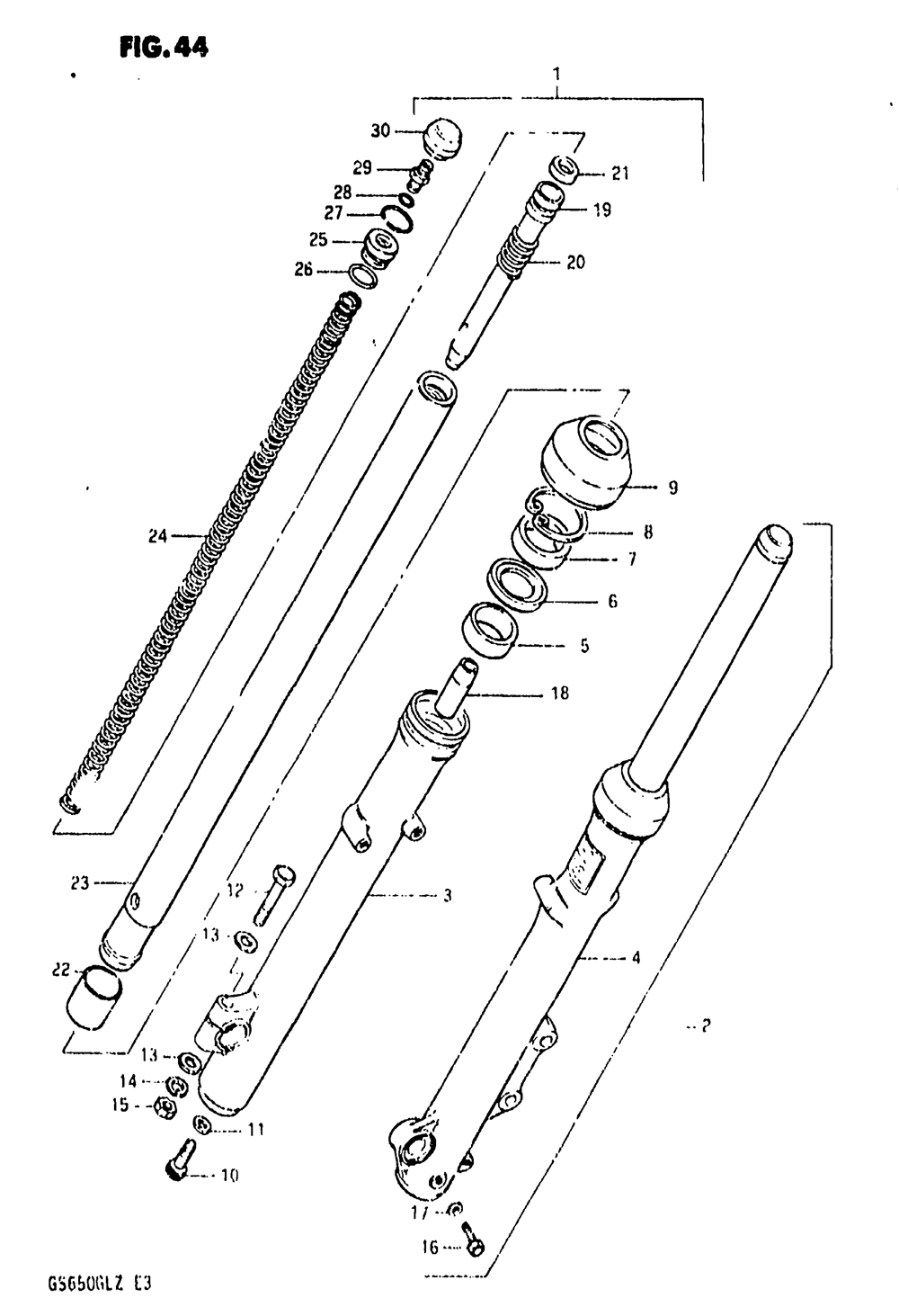 Front fork (model z)