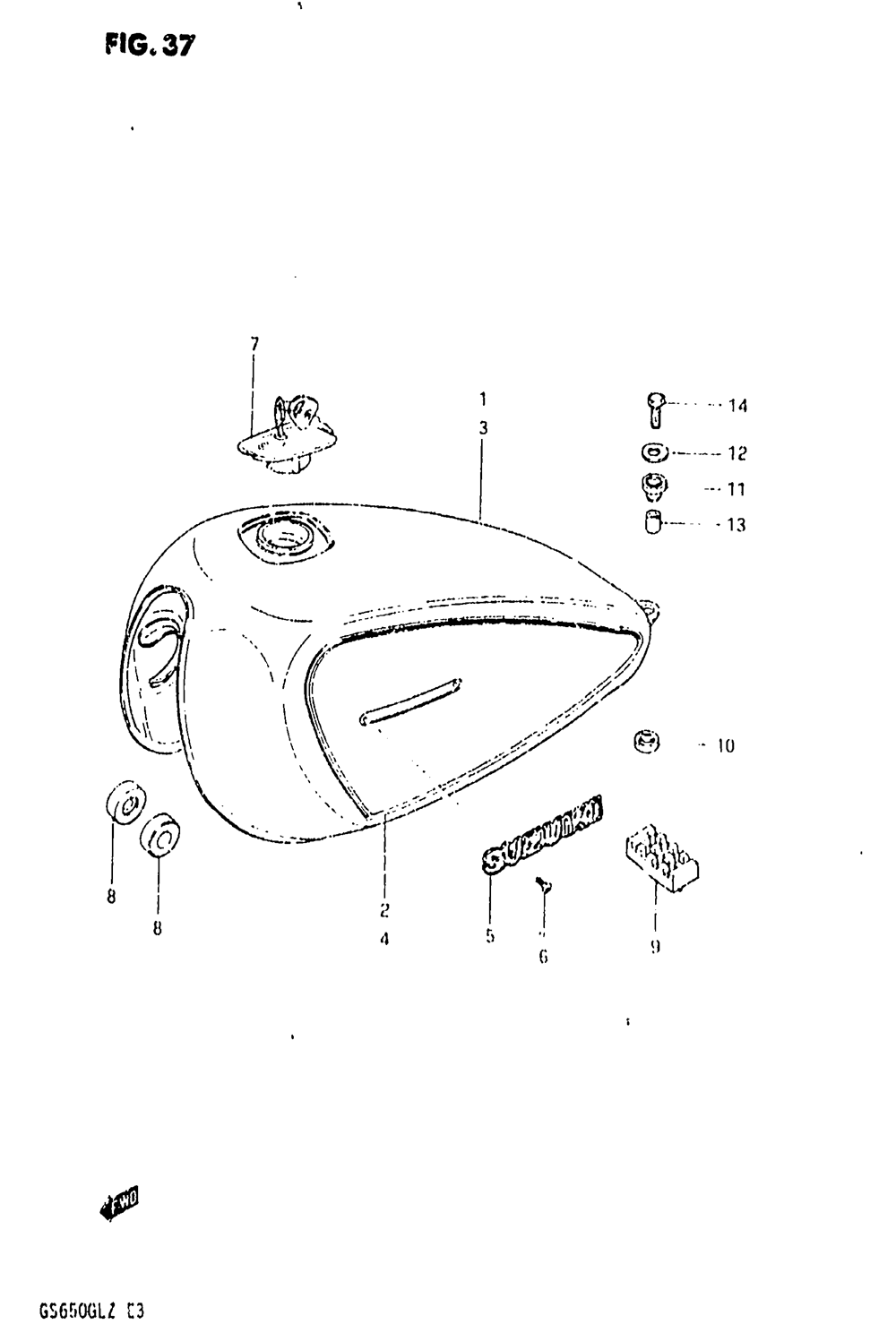 Fuel tank (model x)