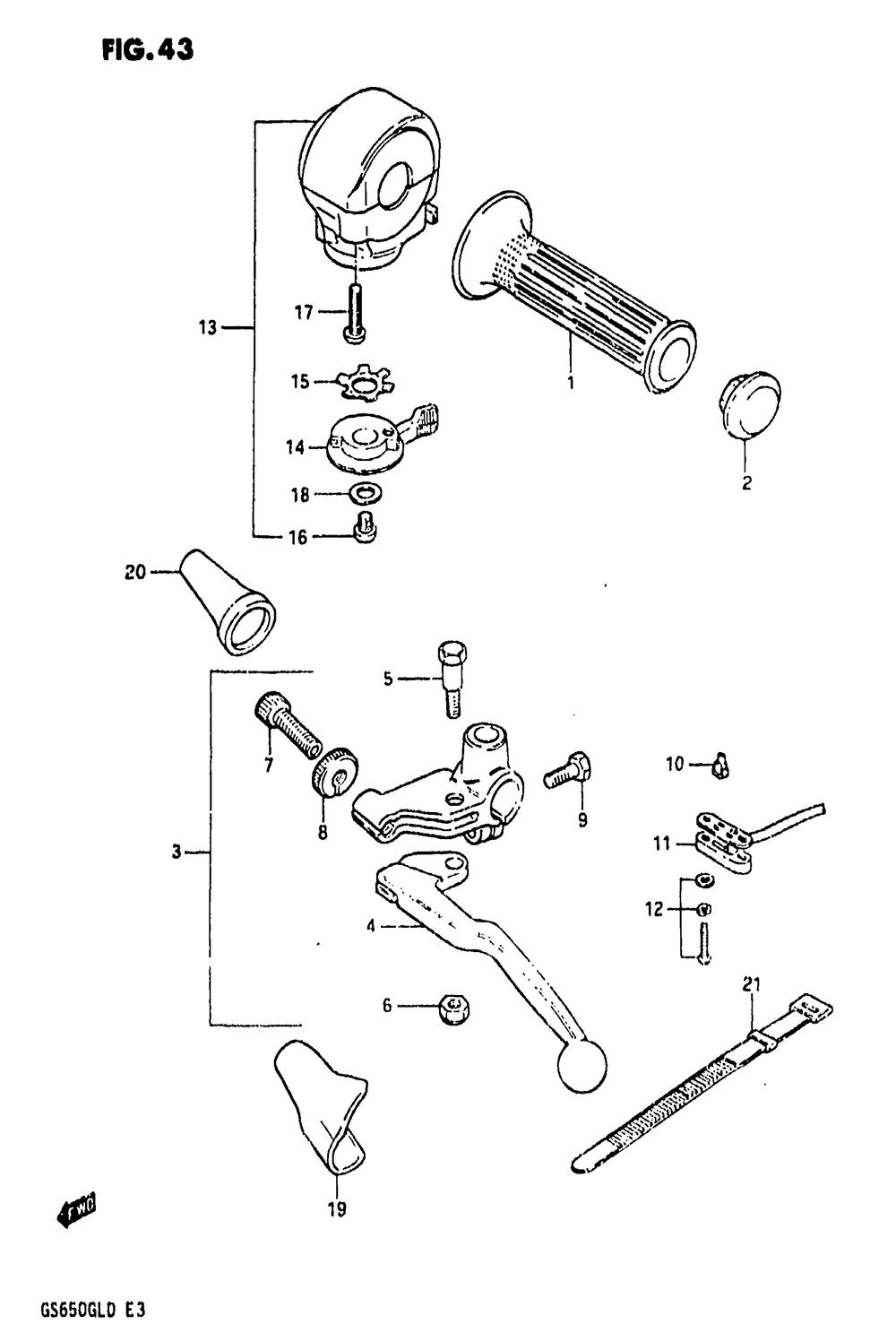 Left handle switch