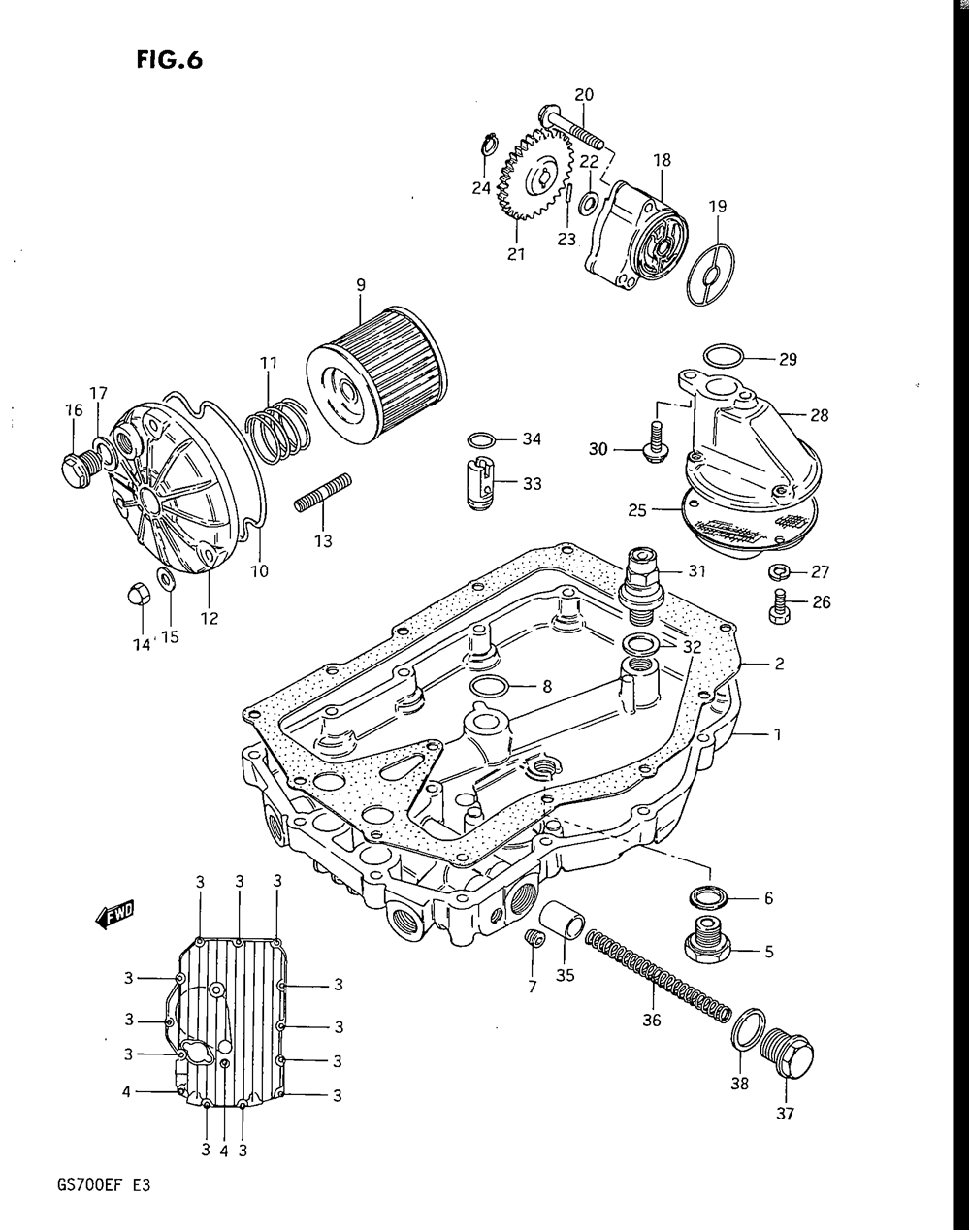 Oil pump - oil filter