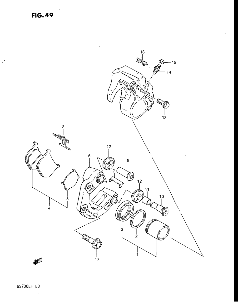 Front calipers