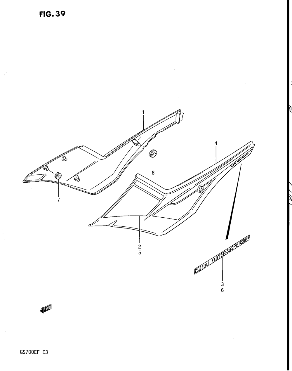 Frame cover (gs700esf)