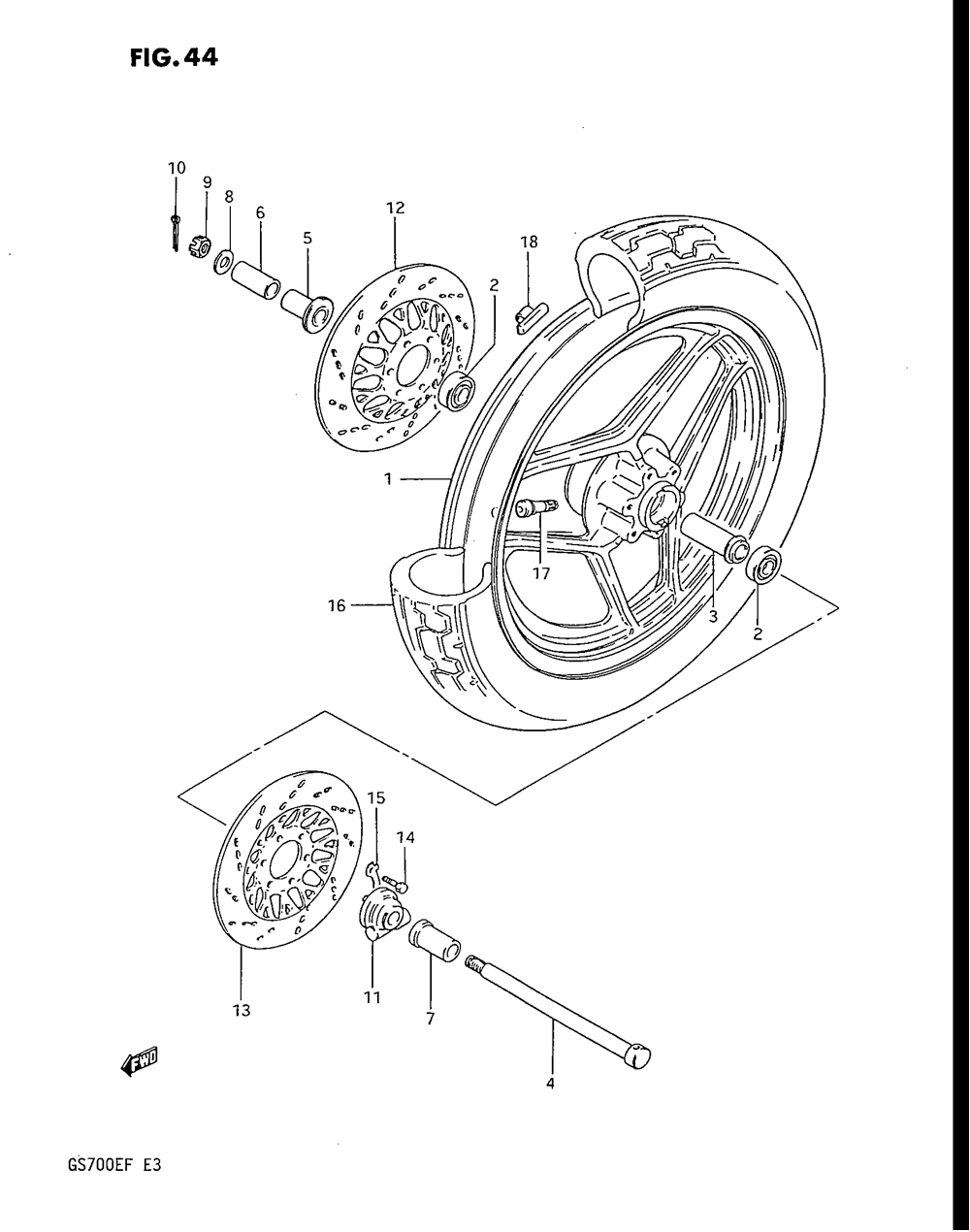 Front wheel