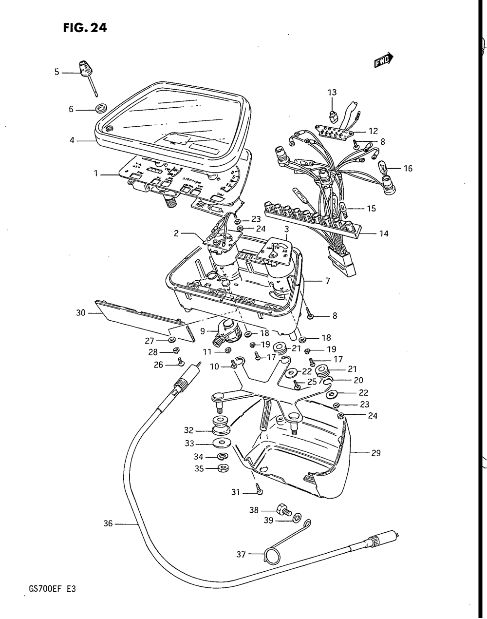 Speedometer - tachometer