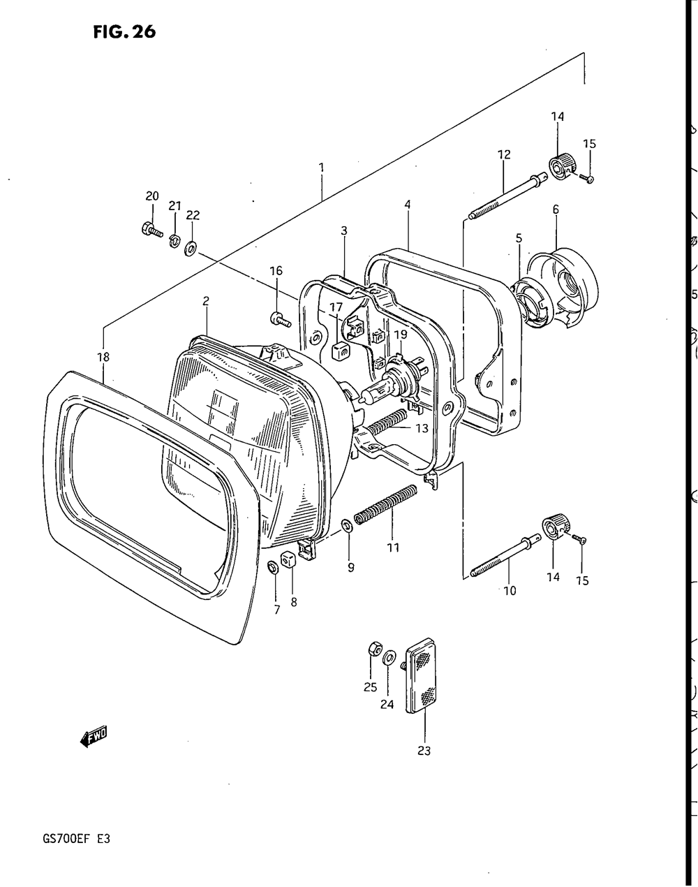 Headlamp (gs700esf)