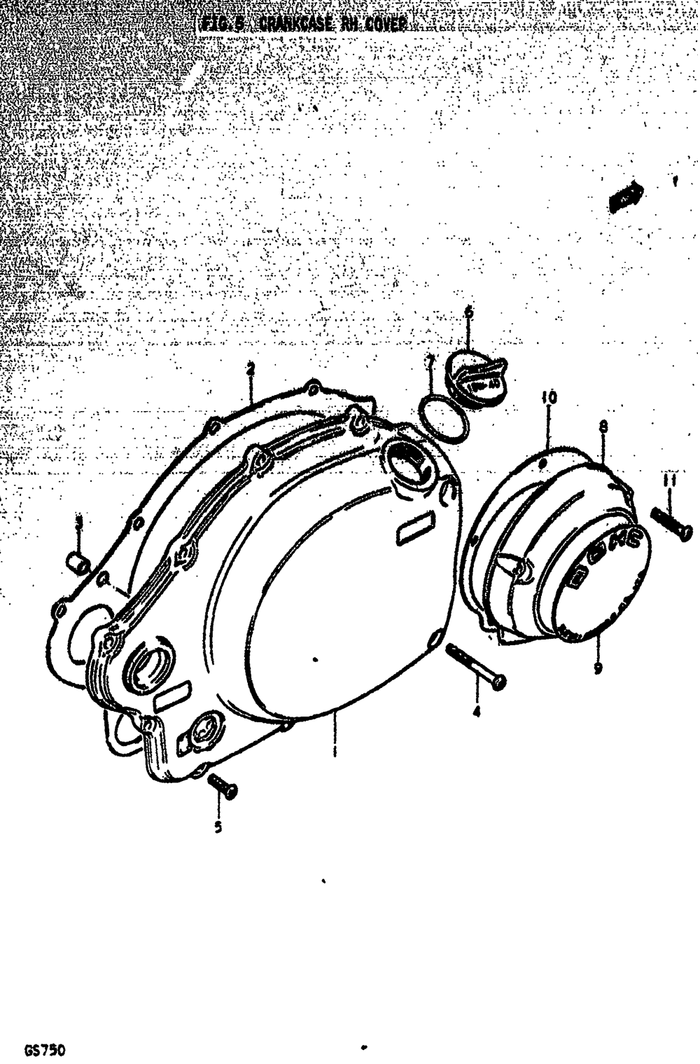 Crankcase rh cover