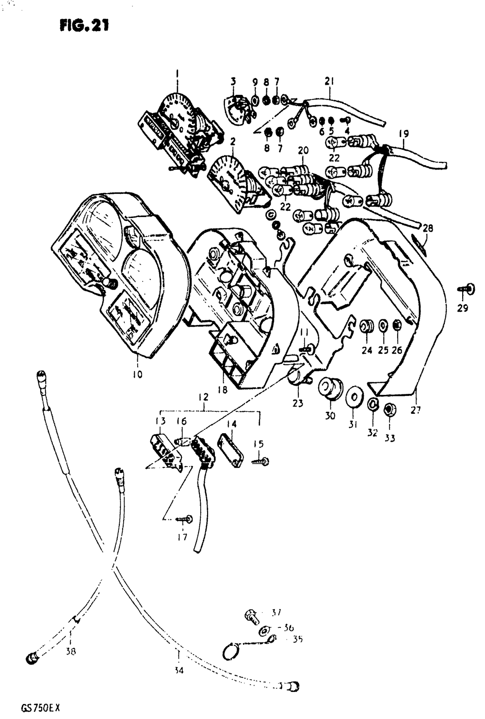 Speedometer - tachometer