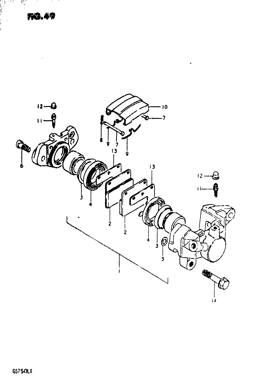 Rear caliper