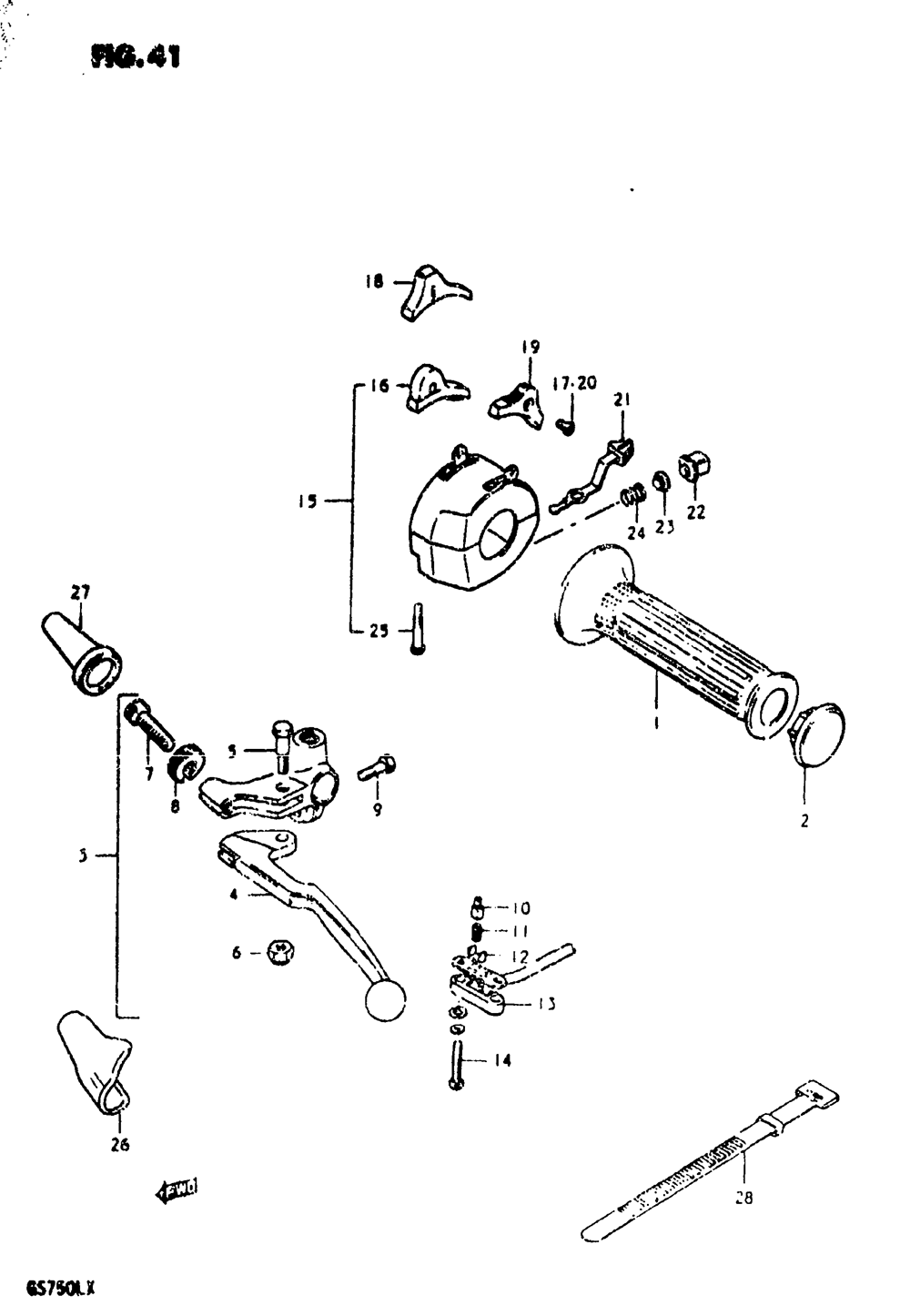 Left handle switch