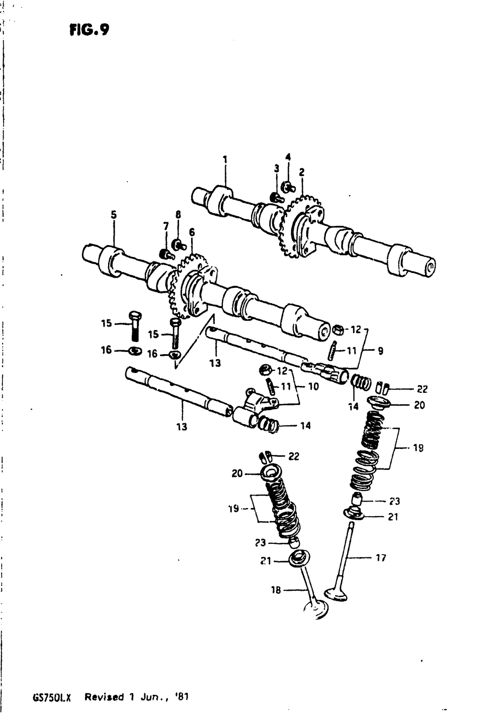 Cam shaft - valve