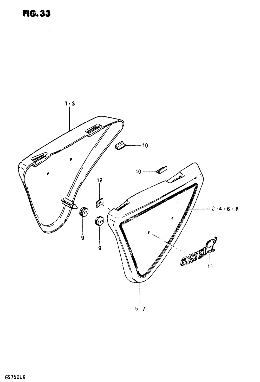 Frame cover (gs750lt)