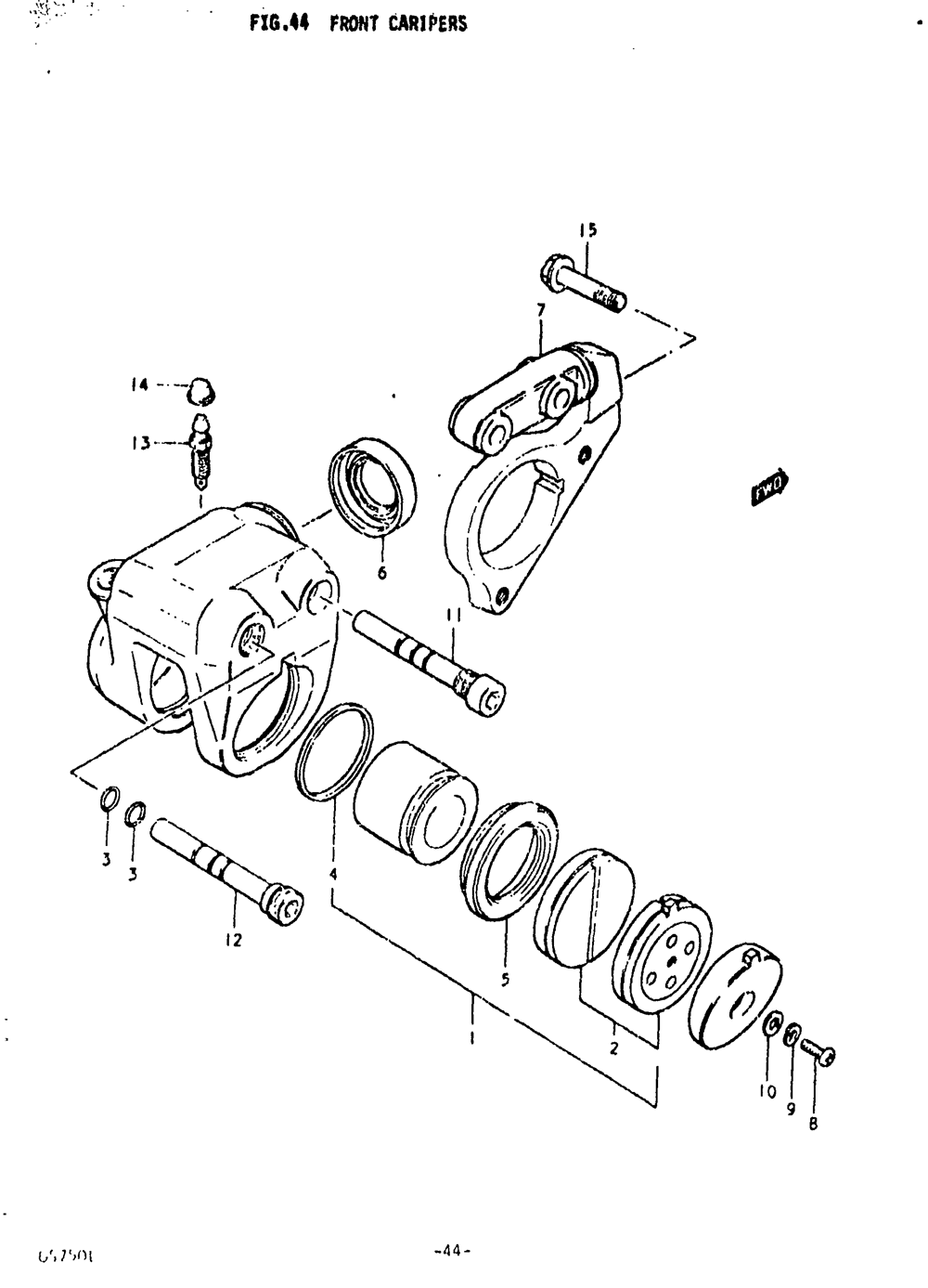 Front caripers