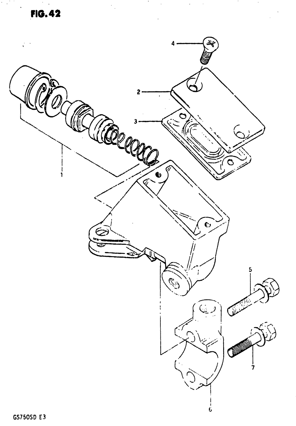 Front master cylinder