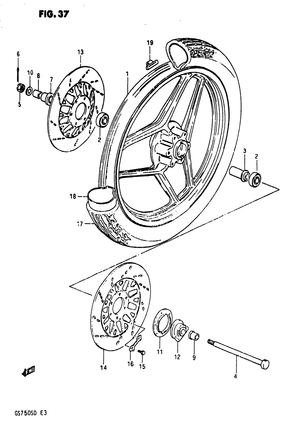 Front wheel