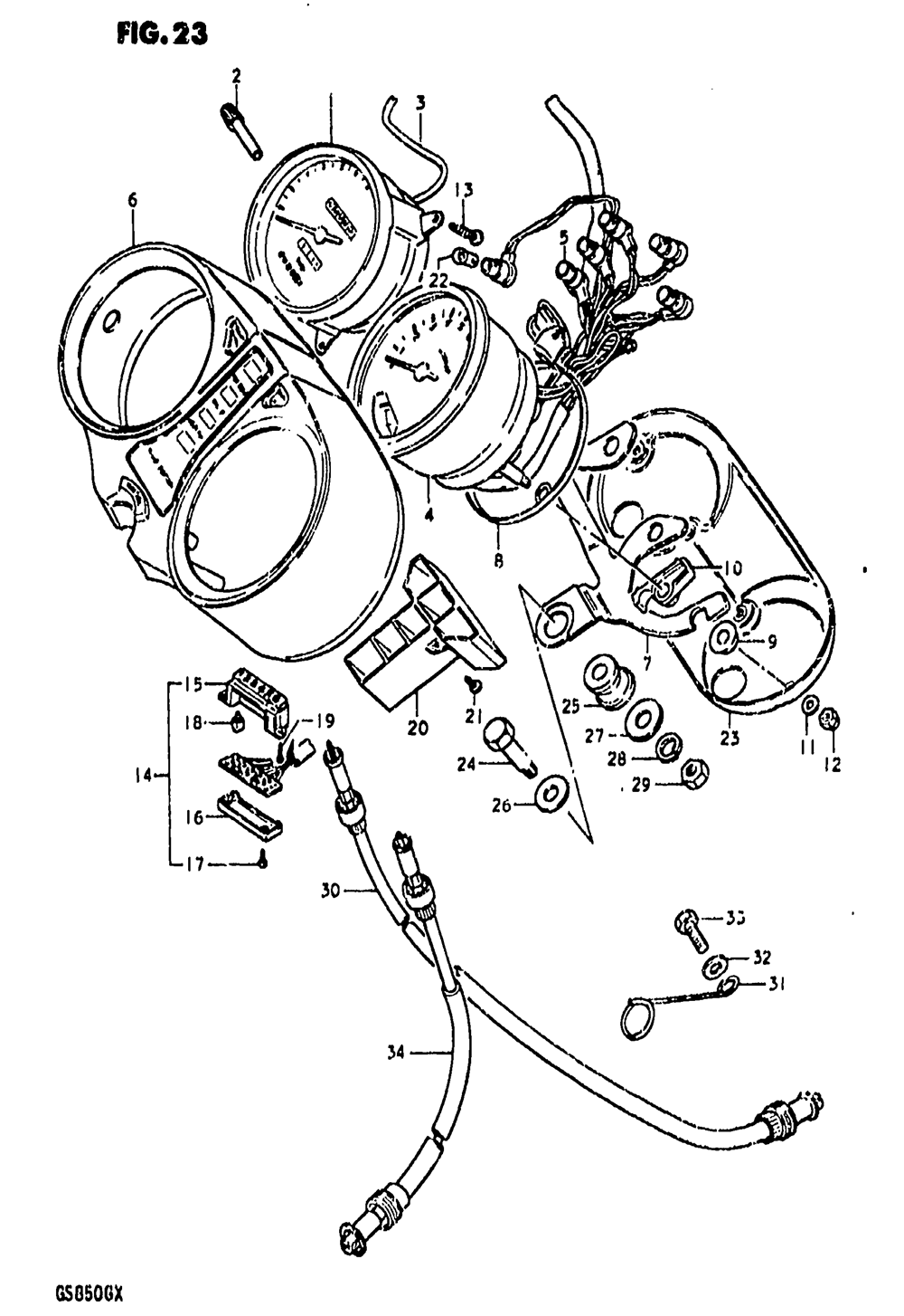 Speedometer-tachometer