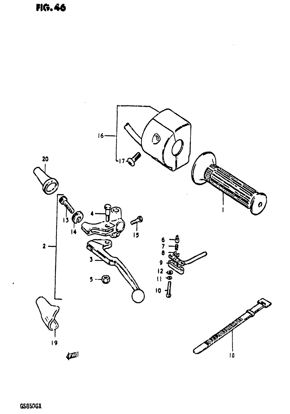 Left handle switch