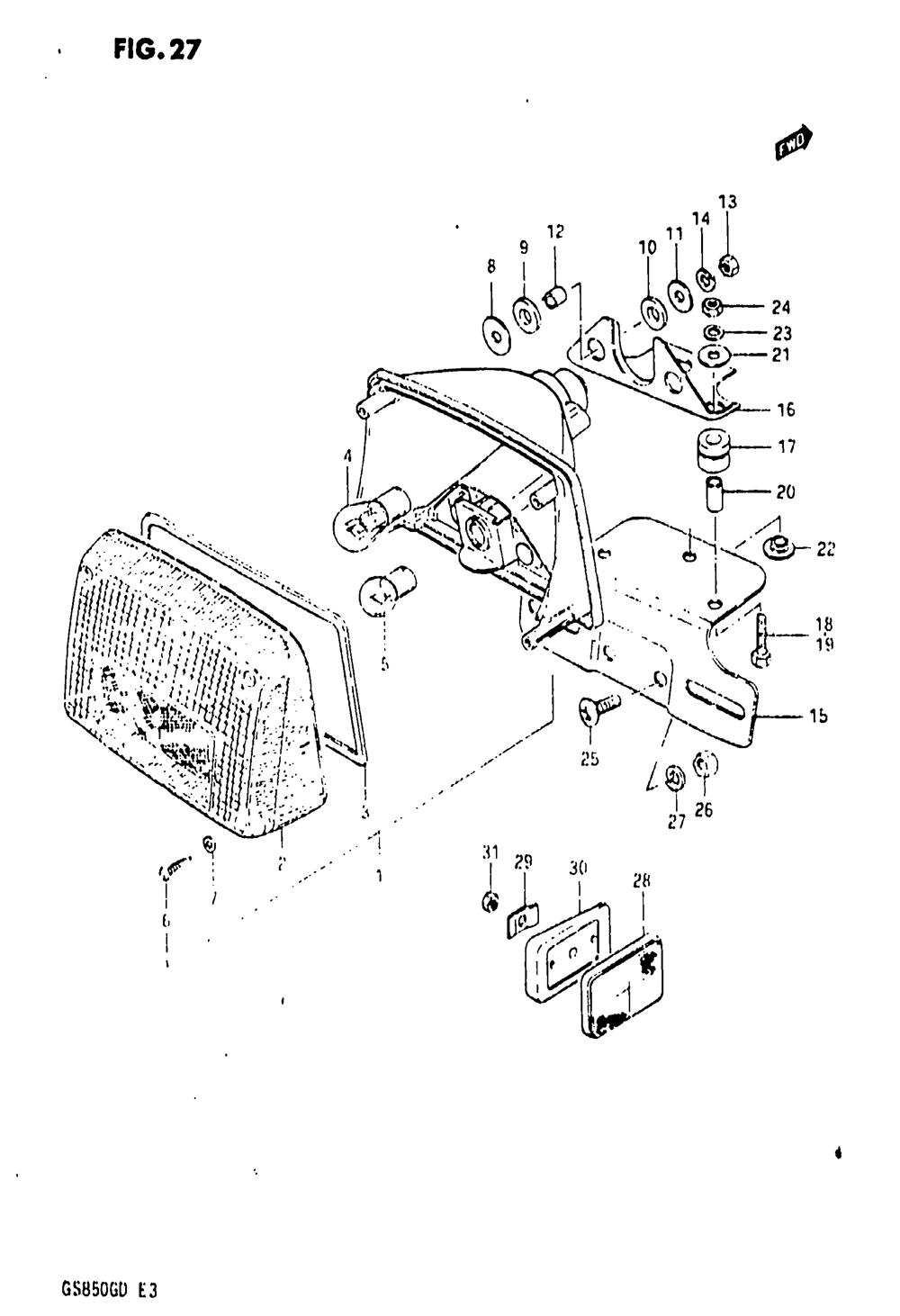 Rear combination lamp