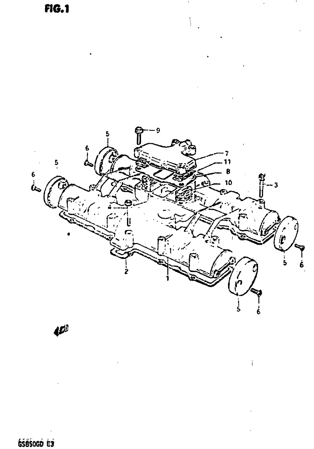 Cylinder head cover