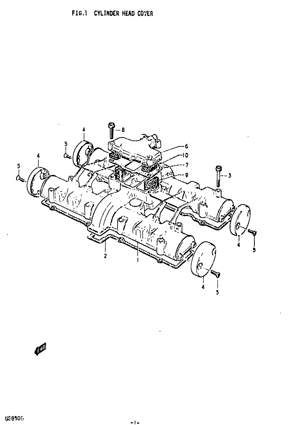 Cylinder head cover