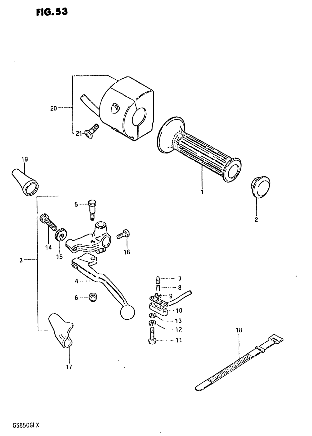 Left handle switch