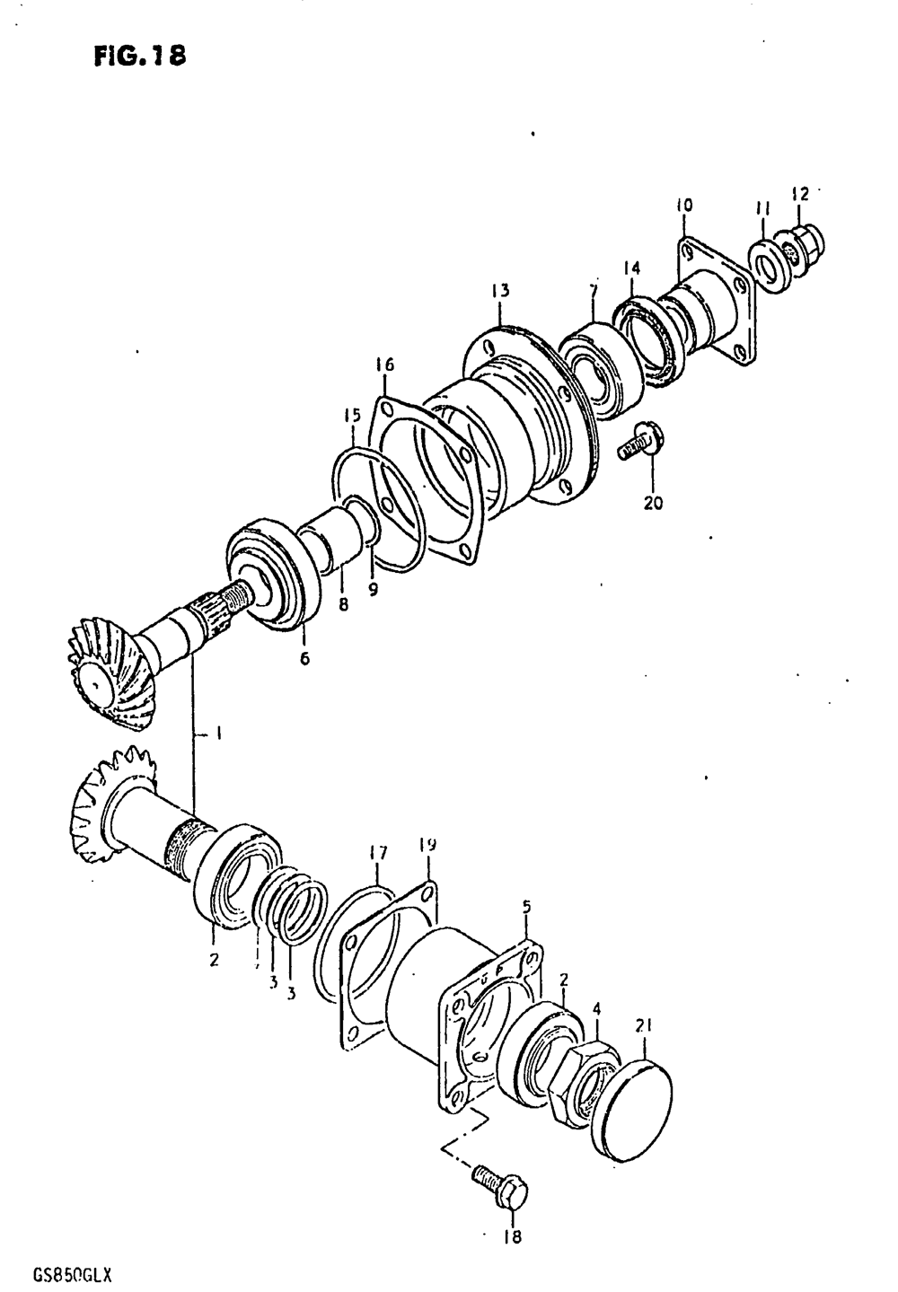 Secondary drive gear