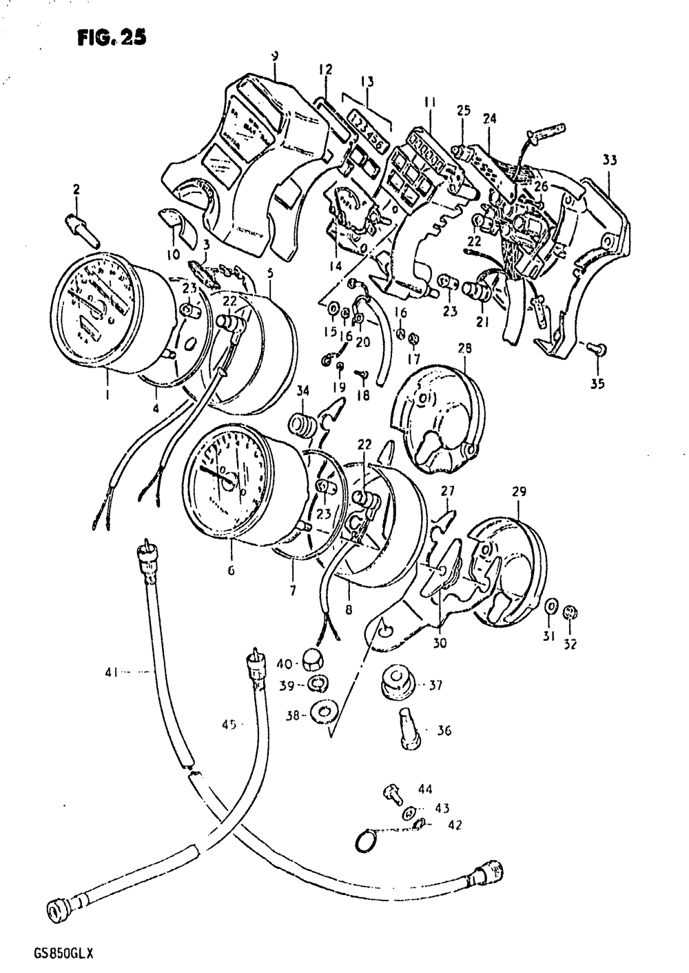 Speedometer - tachometer