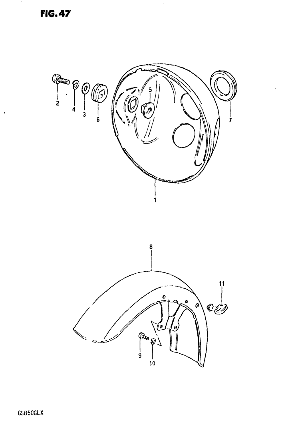 Headlamp housing - front fender (model t)