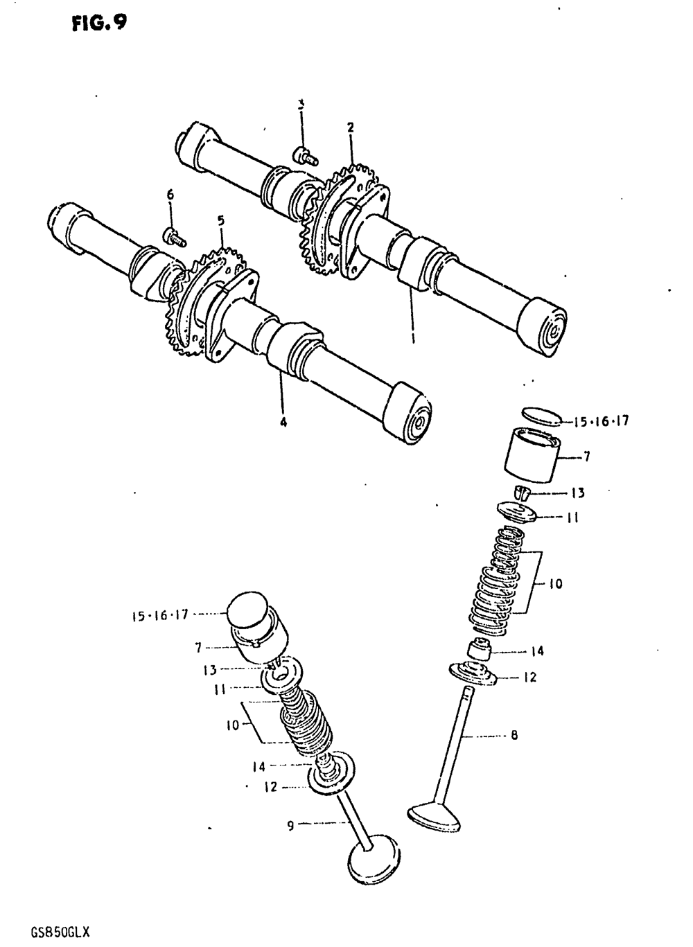 Cam shaft - valve