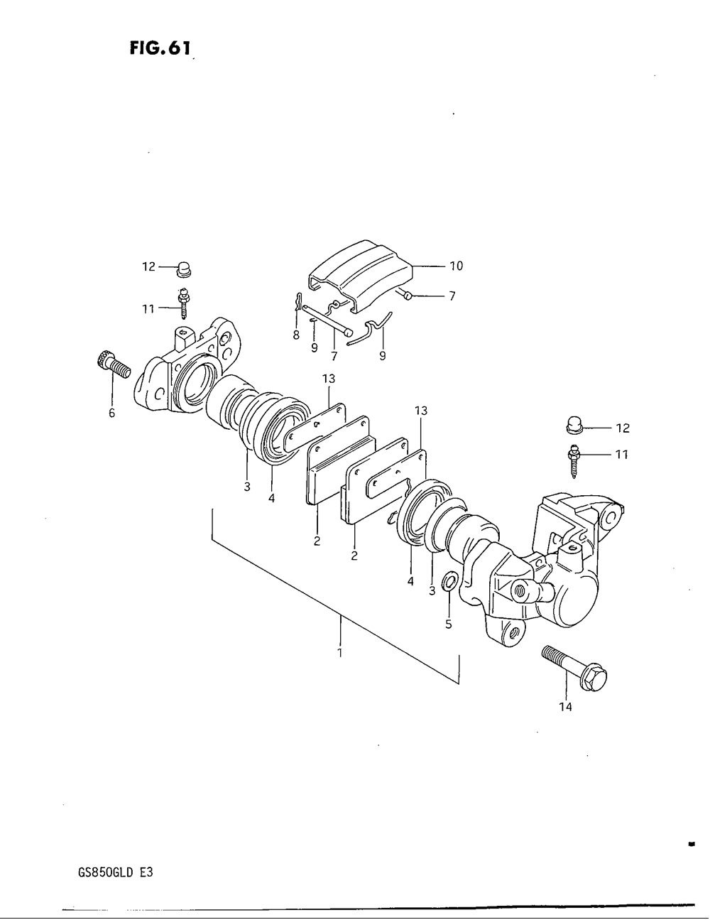 Rear calipers