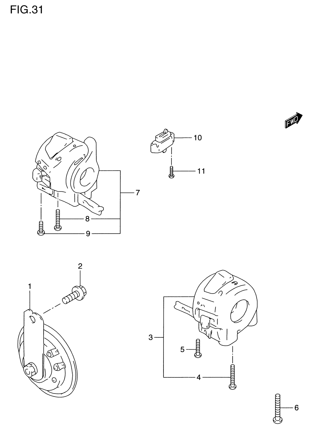 Horn _ handle switch