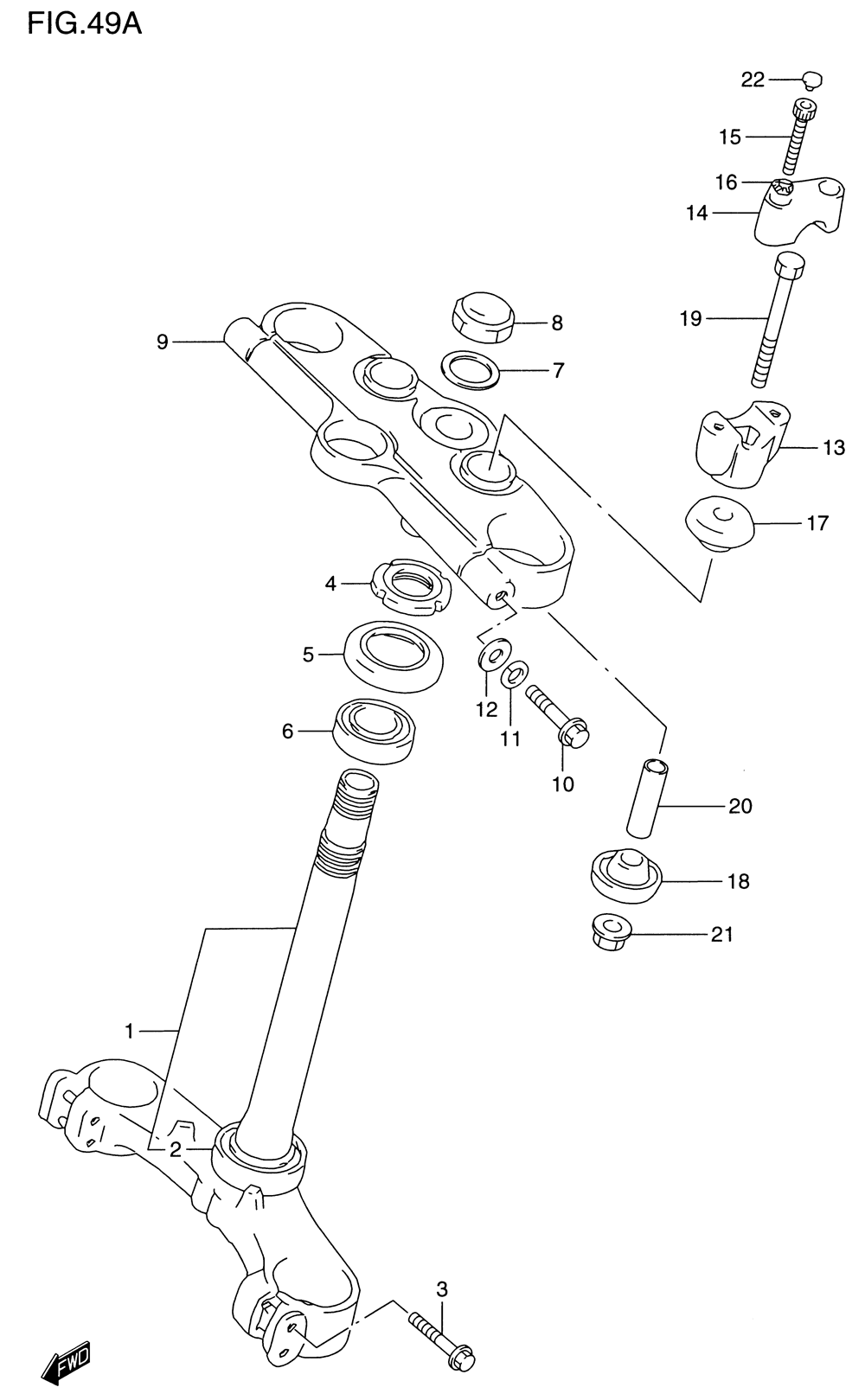 Steering stem (gsf1200sav)