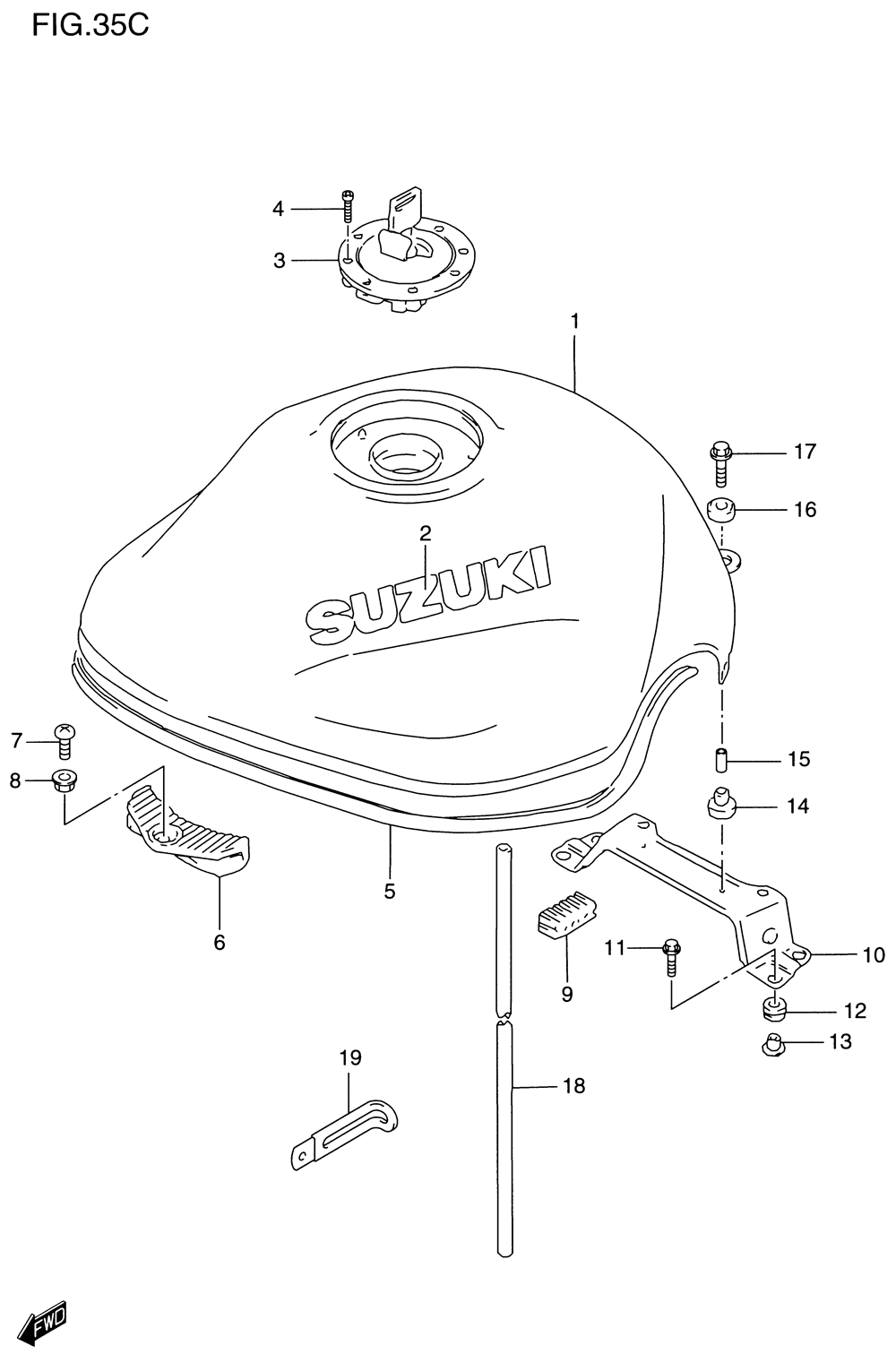 Fuel tank (model y)