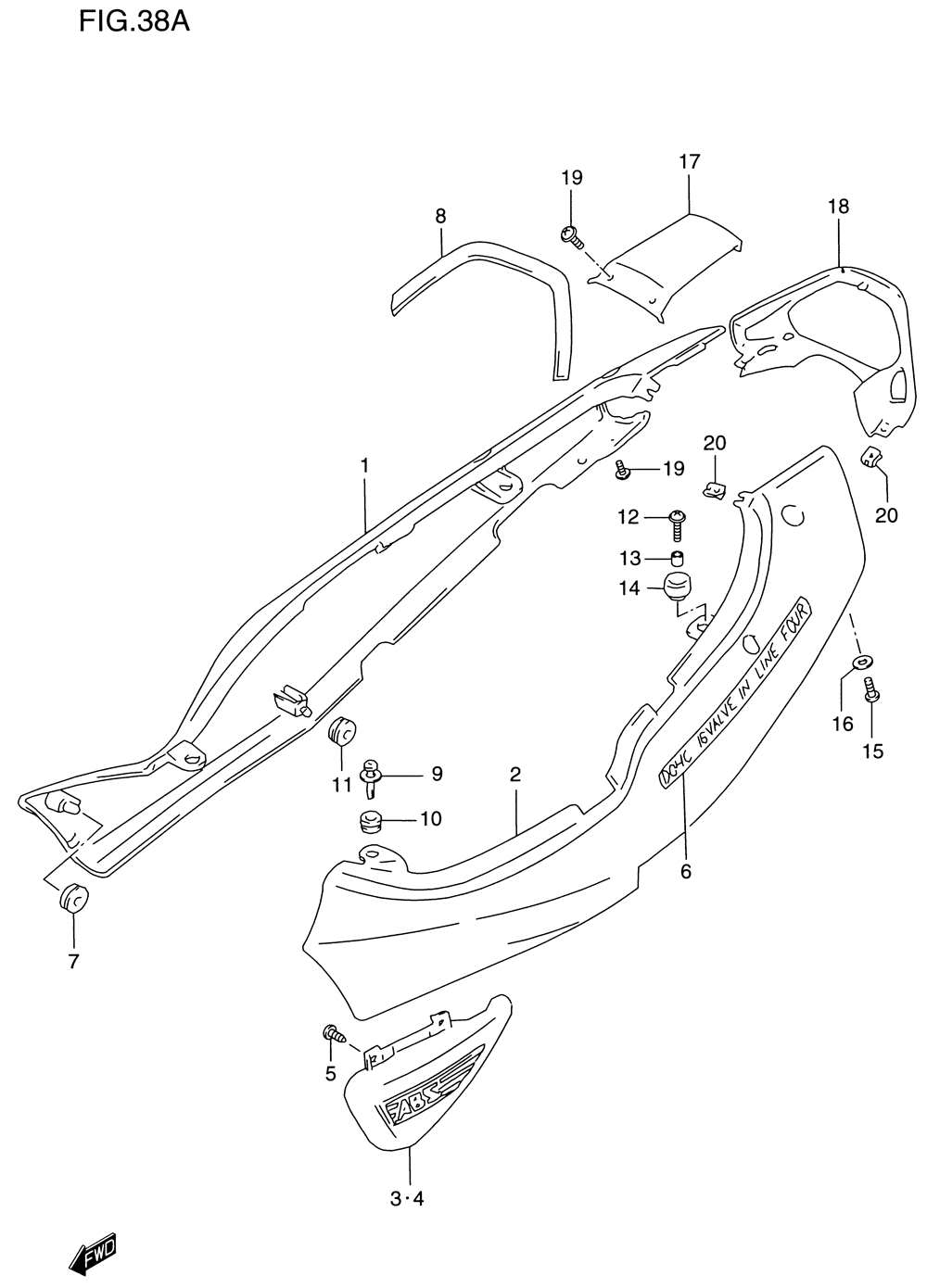 Frame cover (gsf1200sav)