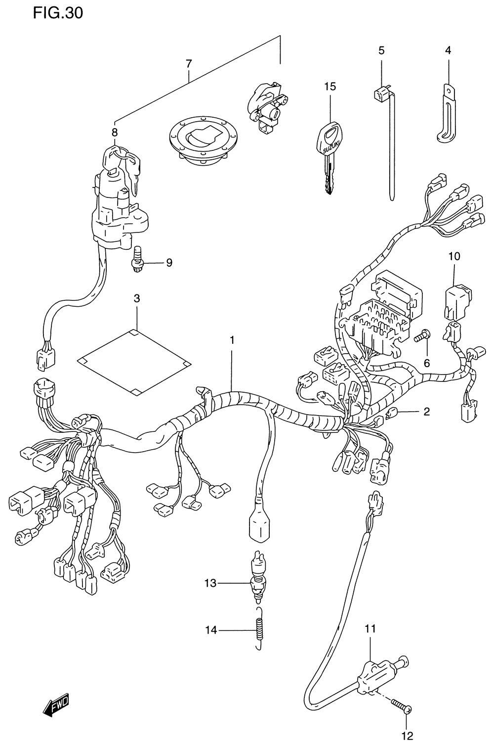 Wiring harness (gsf1200sv_sw_sx_sy)