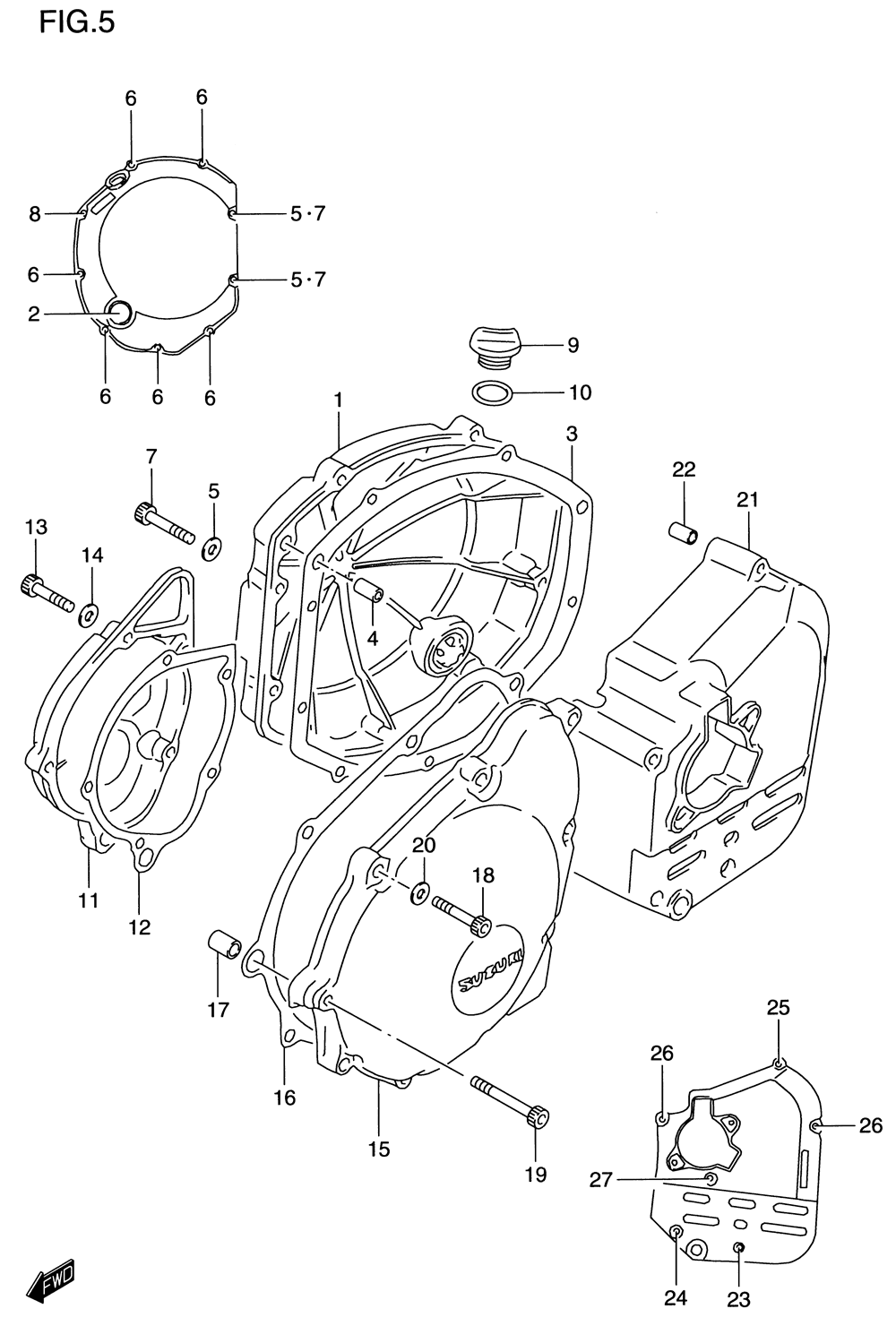 Crankcase cover