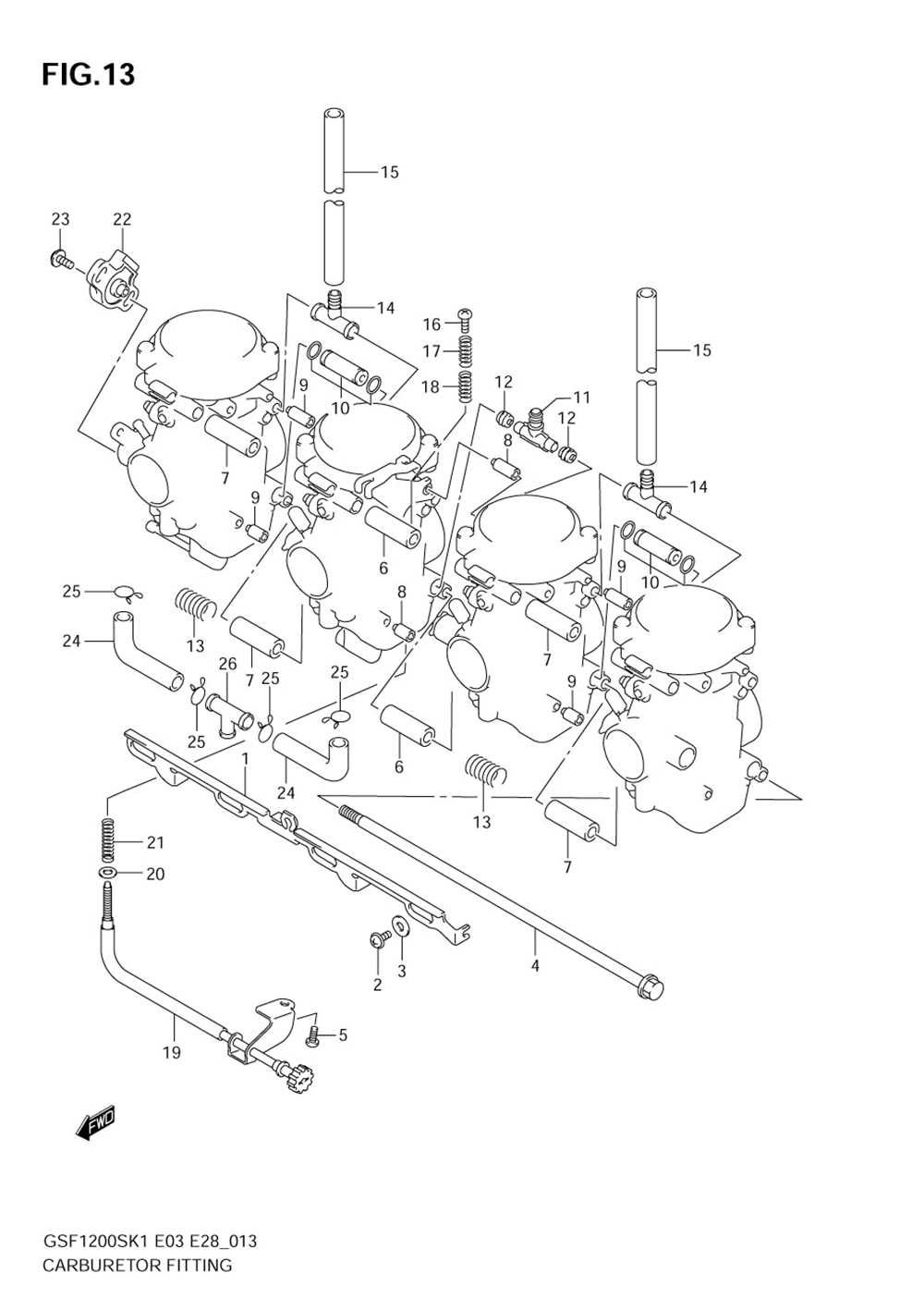 Carburetor fitting