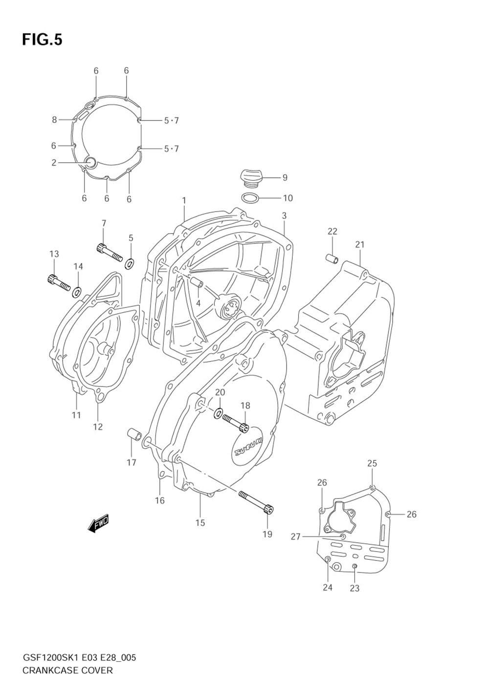 Crankcase cover