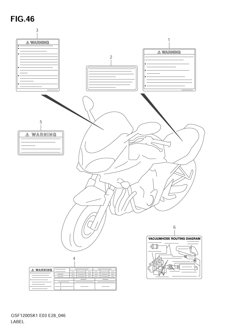 Label (gsf1200sk1)