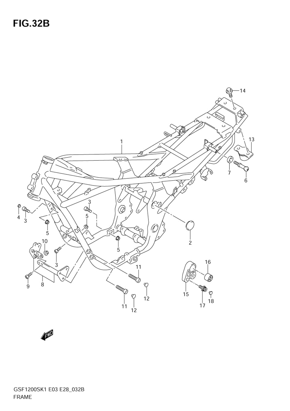 Frame (model k5)