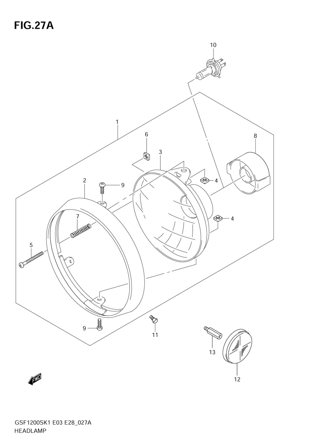 Headlamp (gsf1200k1_k2_k3)