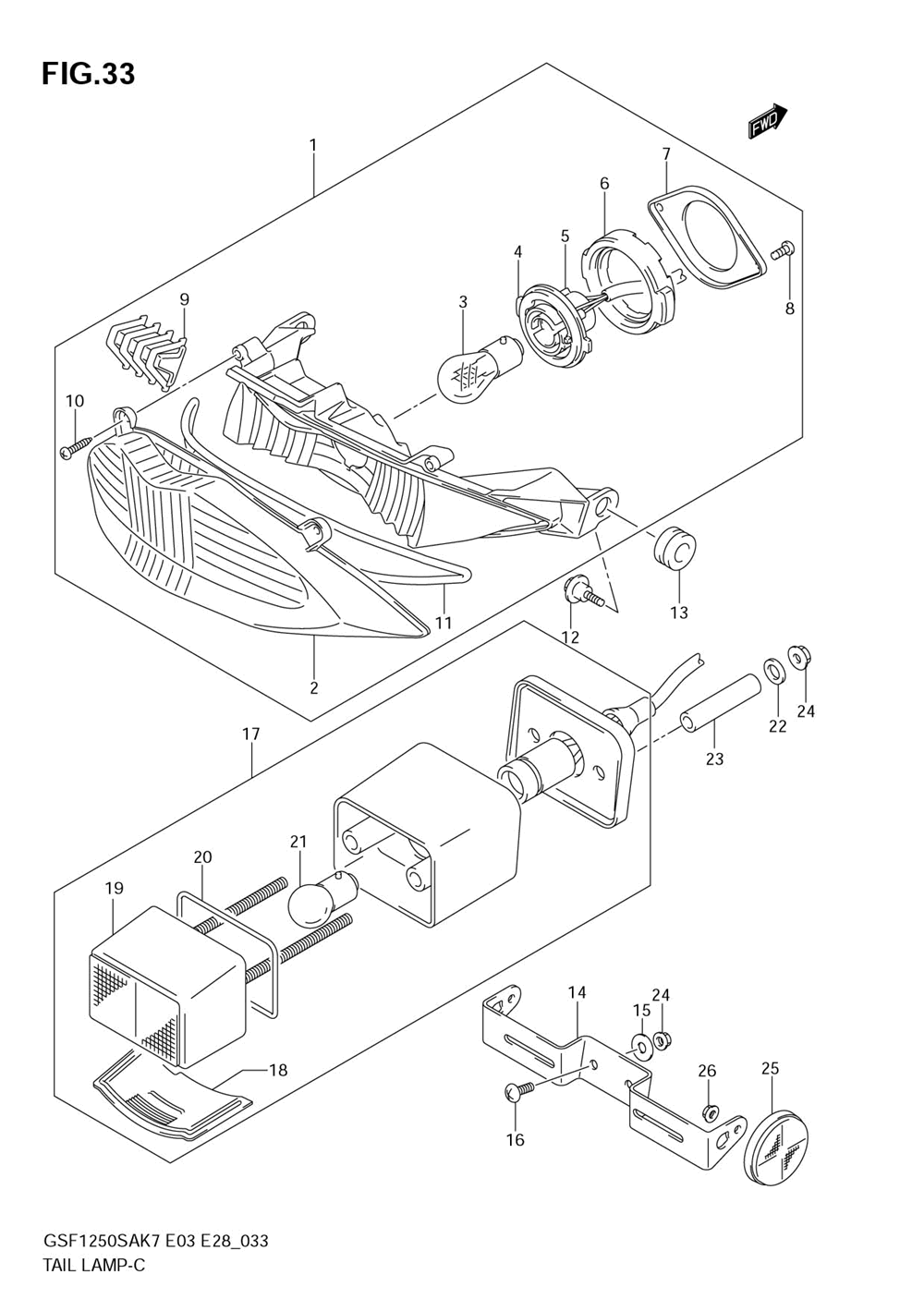 Rear combination lamp