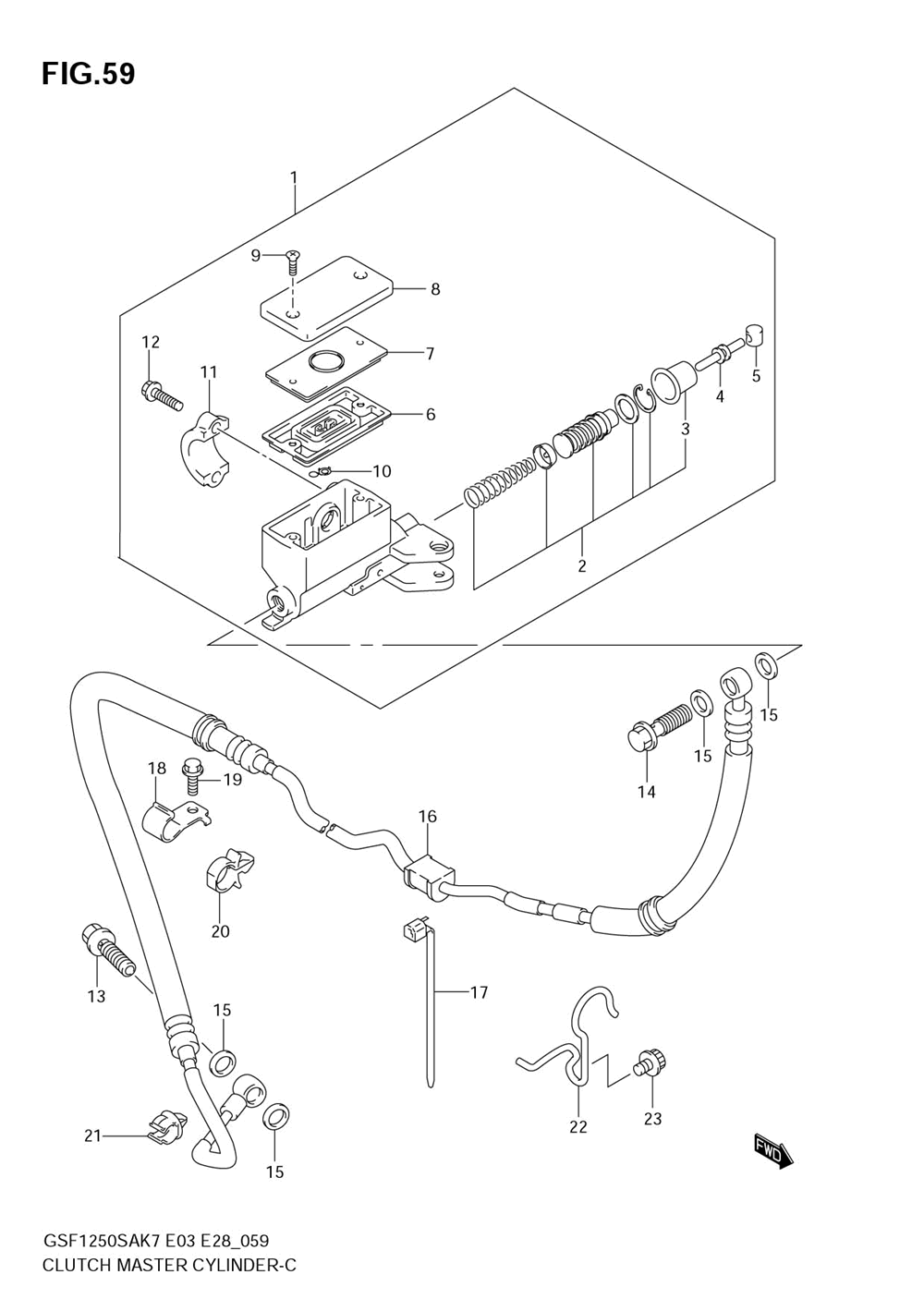 Clutch master cylinder